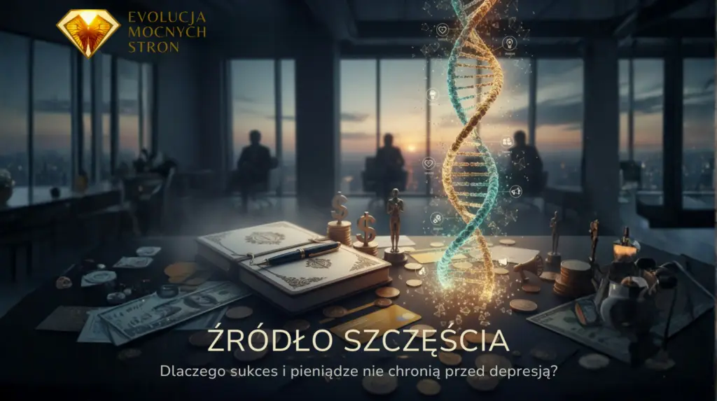 ŹRÓDŁO SZCZĘŚCIA Dlaczego sukces i pieniądze nie chronią przed depresją?